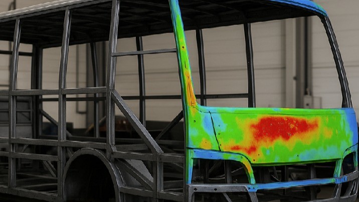 Minibüs ve Otobüs Şase Üretiminde Kablosuz ve Markersız Tarama Uygulamaları